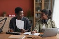 Young African-American Couple Making Music Royalty Free Stock Photo