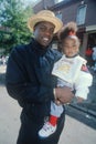 Young African-American father and child