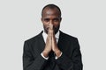 Young African man in formalwear