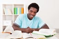 Young african man studying Royalty Free Stock Photo