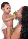 African woman and baby Royalty Free Stock Photo