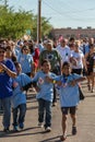 Young AIDSwalk Participants Royalty Free Stock Photo