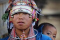 Young Akha woman, Phongsaly, Laos