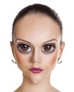 Young alien woman. Royalty Free Stock Photo