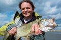 Young amateur angler