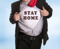 Stay at home Royalty Free Stock Photo