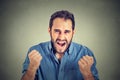 Young angry man screaming Royalty Free Stock Photo