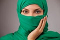 Young arabian woman in hijab Royalty Free Stock Photo