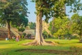 Young artists paint en plein air in a city park