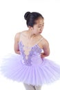 Young Asian Ballerina in Dance Pose