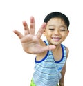 Young asian boy Royalty Free Stock Photo