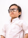 Young asian boy angry Royalty Free Stock Photo