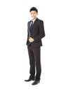 Young asian business man standing Royalty Free Stock Photo