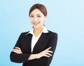 young asian business woman isolated Royalty Free Stock Photo