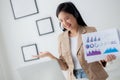 Young asian business woman using laptop computer for video conference online, businesswoman working with video call. Royalty Free Stock Photo