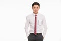 Young Asian businessman crossed arms