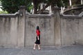 Young asian chinese Woman On Holiday in Gulangyu Island, Xiamen, China