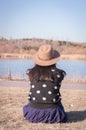 Young asian girl back Royalty Free Stock Photo