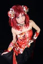 Young asian girl dressed in cosplay costume Royalty Free Stock Photo
