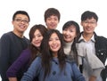 Young Asian group