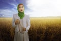 Young asian muslim woman with hijab style Royalty Free Stock Photo