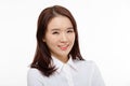 Young Asian pretty business woman close up portrait Royalty Free Stock Photo