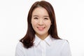 Young Asian pretty business woman close up portrait Royalty Free Stock Photo