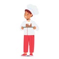 Young, Aspiring Chef Boy Character Proudly Displays His Freshly Baked Cake On A Tray, Radiating Joy And Accomplishment