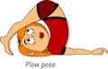 Plow pose