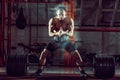 Young athlete practicing crossfit training Royalty Free Stock Photo