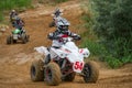 Young athletes, class ATV Royalty Free Stock Photo