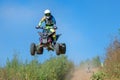 Young athletes, class ATV Royalty Free Stock Photo