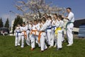 Young athletes of judo