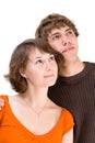 Young attractive couple Royalty Free Stock Photo