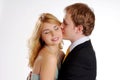 The young attractive pair in love Royalty Free Stock Photo