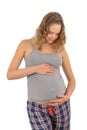 Young attractive pregnant woman Royalty Free Stock Photo