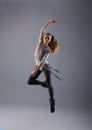 Young, attractive and modern dancer Royalty Free Stock Photo