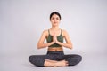Young attractive woman practicing yoga Royalty Free Stock Photo