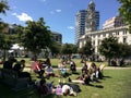Young Aucklanders in Aotea Square, Auckland New Zealand