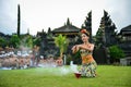 Balinese Dancer Performing A Sacred Dance