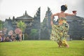 Balinese Dancer Performing A Sacred Dance