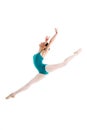 Young ballet dancer jumping in contemporary dance