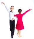 Young ballroom dancers