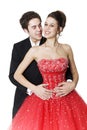 Young Ballroom Dancers Royalty Free Stock Photo