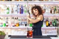 Young barmaid gurl