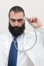Young beard male doctor Royalty Free Stock Photo