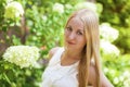 Young beautiful blonde woman Royalty Free Stock Photo