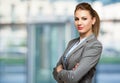 Young beautiful businesswoman portrait Royalty Free Stock Photo