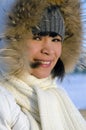 Young beautiful Chukchi woman Royalty Free Stock Photo