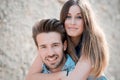 Young beautiful couple lovers Royalty Free Stock Photo